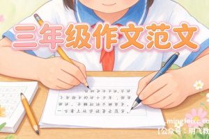 三年级作文范文 优秀范文集