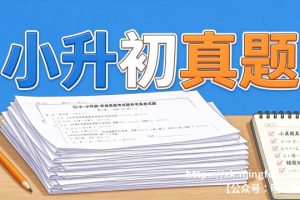 小升初真题 试卷下载